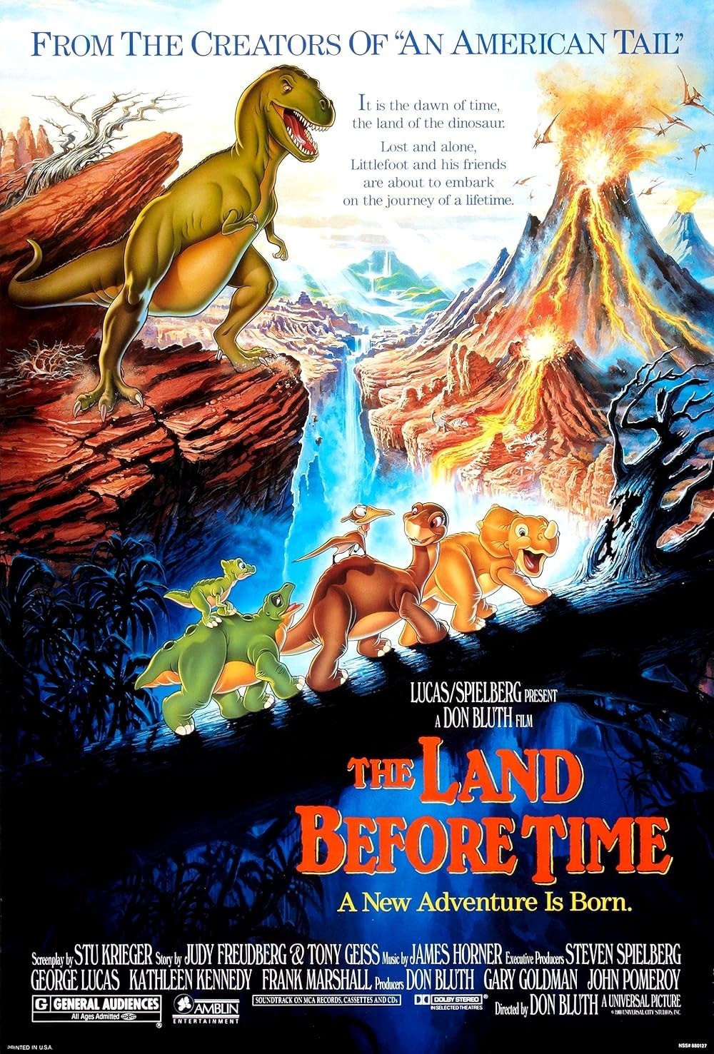 The Land Before Time movie poster